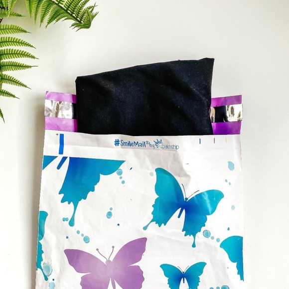 25 14X17 Poly Mailers Butterfly Flat Shipping Envelopes PRICE IS FIRM - Picture 5 of 7